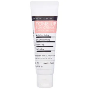 Derma Factory Sunscreen for face with a light toning effect Organic Stone-Up Sun Cream SPF 50+, 50 ml.