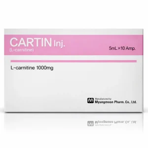 Cartin (L‑carnitine) 5 mL × 10 ampoules (1000 mg)