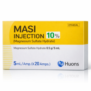 MASI Injection 10%, Magnesium sulfate, 5ml x 20amp
