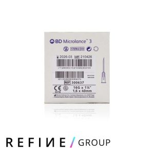 BD Microlance™ Hypodermic Needle, 16 G (white), 40 mm, 1½”