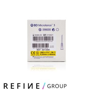 BD Microlance™ Hypodermic Needle, 20 G (yellow), 40 mm, 1½”