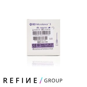 BD Microlance™ Hypodermic Needle, 24 G (violet), 25 mm, 1″