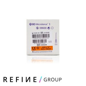 BD Microlance™ Hypodermic Needle, 25 G (orange), 16 mm, 5/8″,
