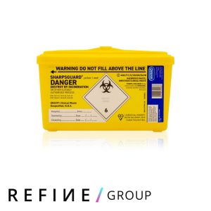 Sharpsguard Sharps Bin 1 litre – Yellow