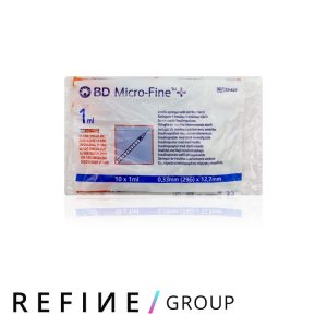 BD Micro-Fine 1ml Insulin Syringe with 29G x 12.7mm needle (Pack of 10)