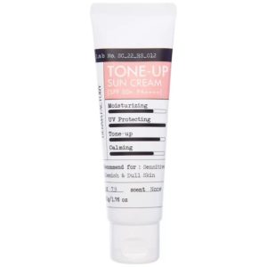 Derma Factory Sunscreen for face with a light toning effect Organic Stone-Up Sun Cream SPF 50+, 50 ml.